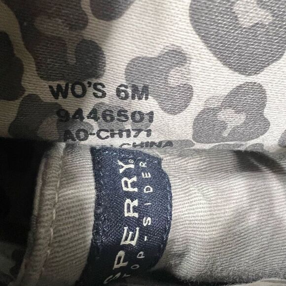 Sperry Womens Top Sider Bahama Chukka Boat Shoe High Top Lace Up Gray 6M - Picture 8 of 8